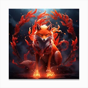 Fire Fox Canvas Print