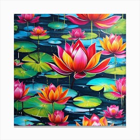 Lotus Lily 6 Canvas Print