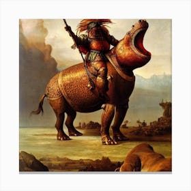 Rhinoceros Canvas Print