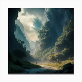 Fantasy Landscape Canvas Print