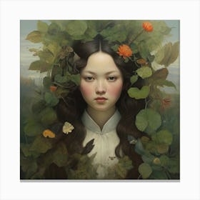 Chinese Girl Canvas Print