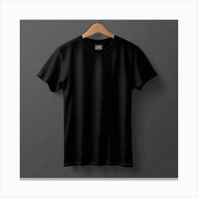 Black T - Shirt 4 Canvas Print