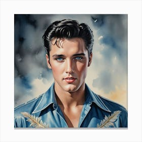 Heartthrob of a Generation Elvis Presley Canvas Print