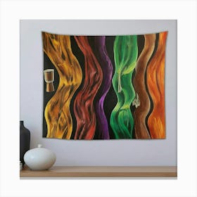 Rainbows Wall Tapestry Canvas Print