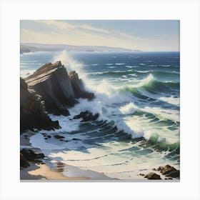 Crashing Waves Canvas Print