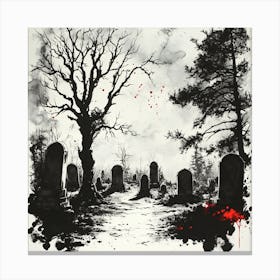 Graveyard Canvas Print