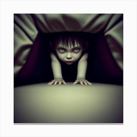 Creepy Child Canvas Print