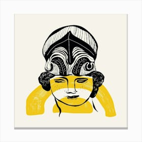 Head Of A Woman Canvas Print