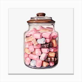 Candy Jar Canvas Print