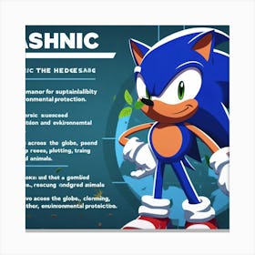 Sonic The Hedgehog 22 Canvas Print