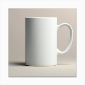 White Coffee Mug 2 Canvas Print