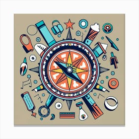 A Creative T-Shirt Design Canvas Print