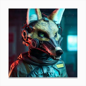 Fox Mask 9 Canvas Print