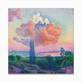 The Pink Cloud, Henri Edmond Cross Canvas Print
