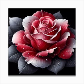 Rose Wallpaper Canvas Print