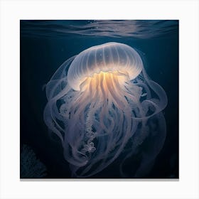 Bioluminescent Ballet Canvas Print