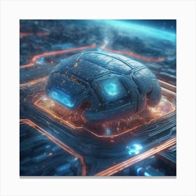 Futuristic City 14 Canvas Print