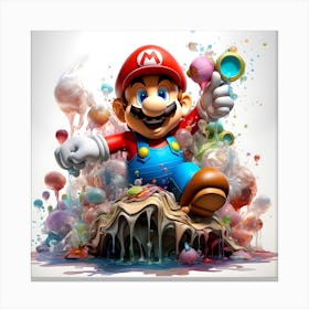 Mario Bros 6 Canvas Print