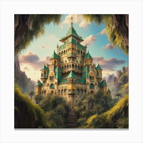 The castle in seicle 15 12 Canvas Print