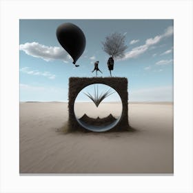 Sand Sculpture Canvas Print