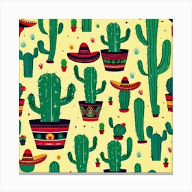 Mexican Cactus 62 Canvas Print