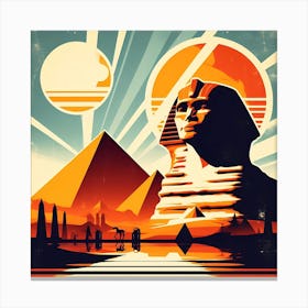 Egyptian Art 1 Canvas Print