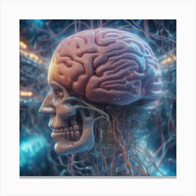 Brain Of The Future 6 Canvas Print