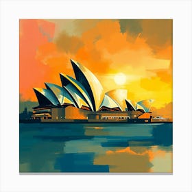 Sydney Opera House 3 Canvas Print