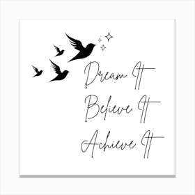 Dream It wall art Canvas Print