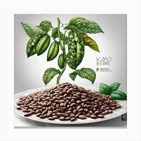 Coffee Beans 425 Canvas Print