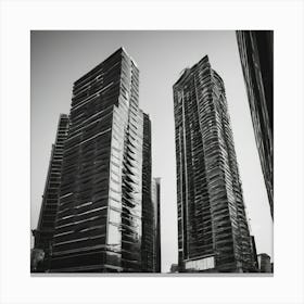 Skyscrapers In The City Canvas Print