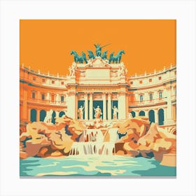 Trevi Fountain 2 Canvas Print