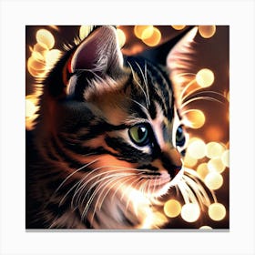 Christmas Kitten 1 Canvas Print