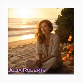 Julia Roberts 3 Canvas Print