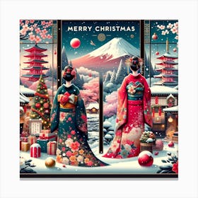 Christmas in Japan Culture Canvas Print
