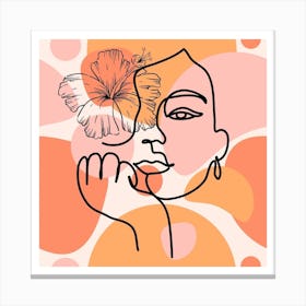 Flower girl Canvas Print
