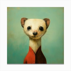 Ferret 4 Canvas Print