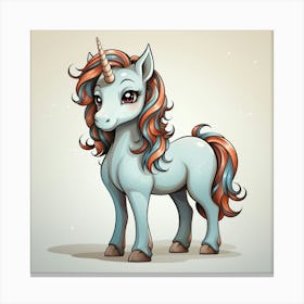 Cute Unicorn 314 Canvas Print