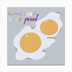 Good Food Mood Canvas Print