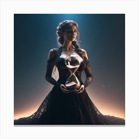 Hourglass Woman Canvas Print