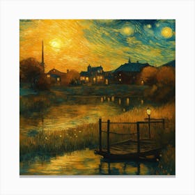 Starry Night 3 Canvas Print