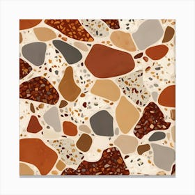 Pattern Of Pebbles Canvas Print