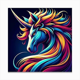 Unicorn Painting Canvas Print