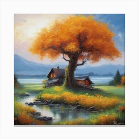 Autumn Tree Canvas Print