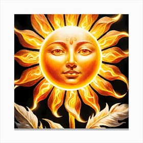 Sun And The Moon Canvas Print