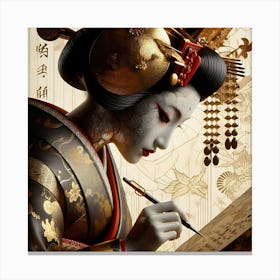 Geishaart55 Canvas Print