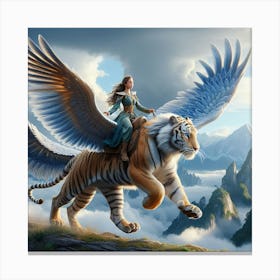 Kallima the Tiger Rider Canvas Print