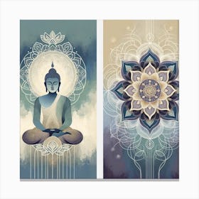 Buddha In Meditation 7 Canvas Print