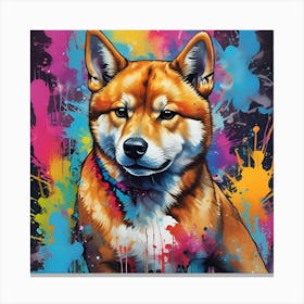 Shiba Inu 69 Canvas Print