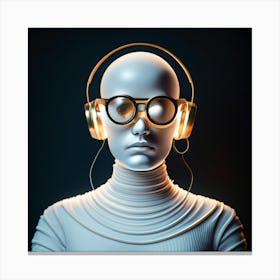 Headphones 3 Canvas Print